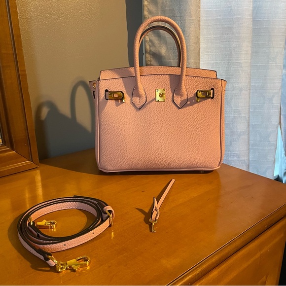 Genuine Leather Top Handle Bag - Picture 8 of 12